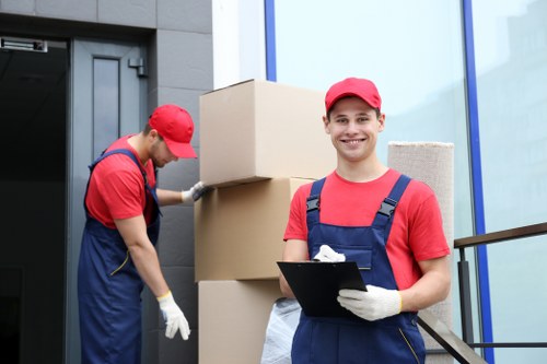 Professional house removalists in Mayfair at work