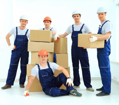 Modern office space and relocation packing